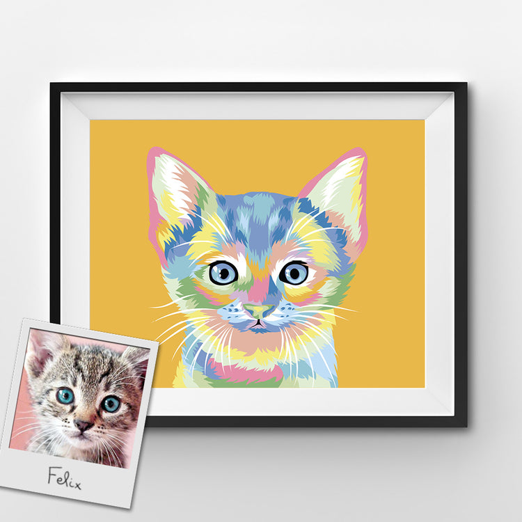 Custom Pop Art Paint by Numbers
