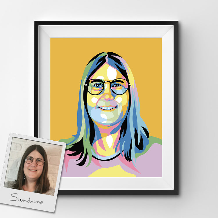 Custom Pop Art Paint by Numbers