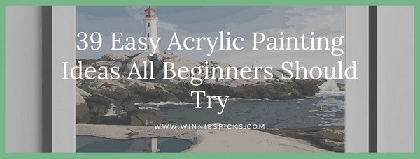 Easy acrylic paintings ideas all beginners should try