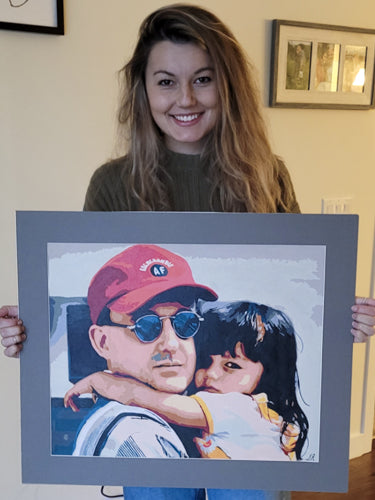 CleverFine Custom Paint by Numbers from Photo,Personalized Paint by Numbers  Your Own Photo for Adults (20×20/50cm×50cm no Frame)