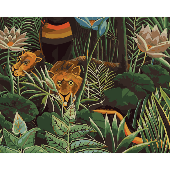 Quadro La zingara addormentata di Rousseau, stampa su tela Quadro La zingara addormentata di Rousseau, stampa su tela
