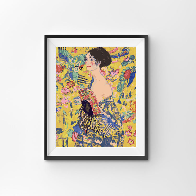 La Dame à l'Éventail, de Gustav Klimt