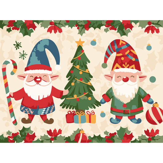 Festive gnomes