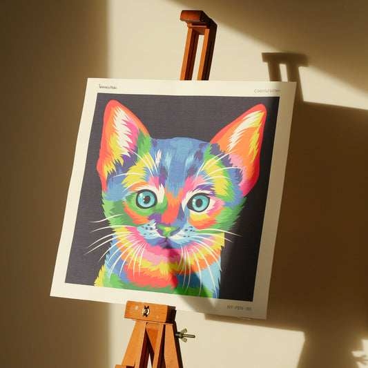 Le Chaton Coloré Pop Art