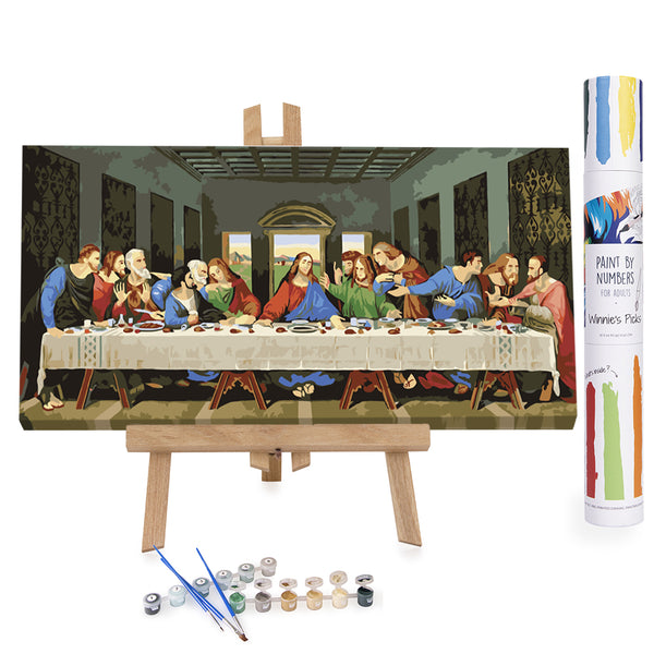 The Last Supper sale Paint by Number, Vintage, Large, Framed