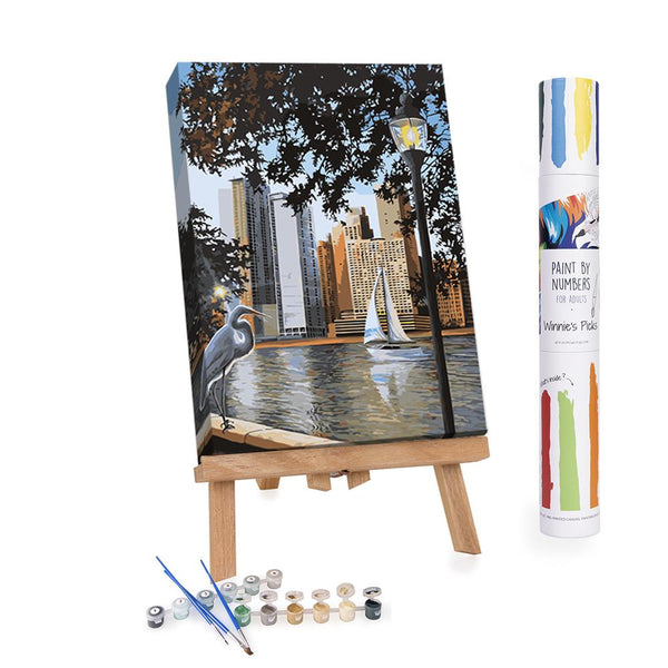Lakeshore Drive - Chicago | Adults' Paint by Numbers