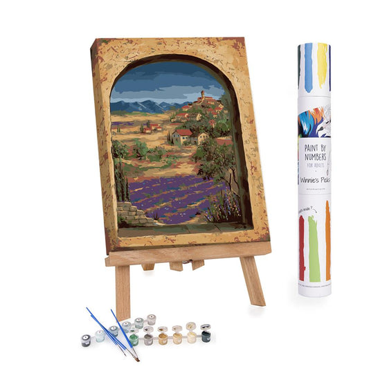 Paint By Numbers Adults Lavender Field in Provence