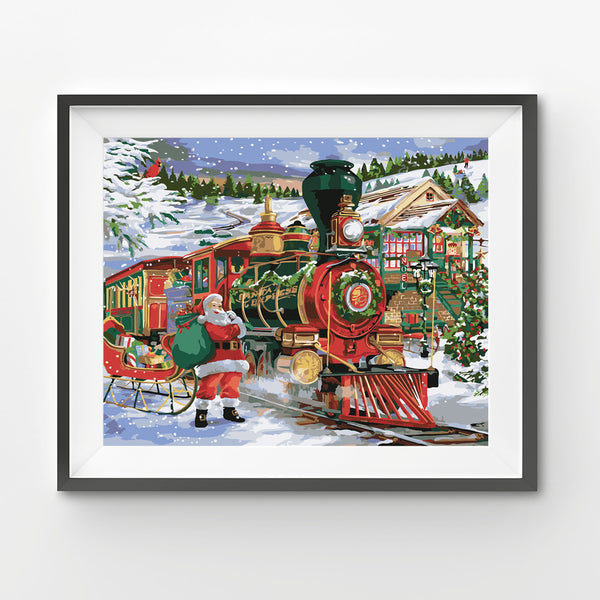 Le train express du père Noël