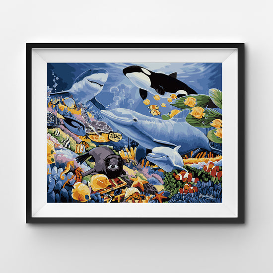 Sealife Adults' Paint by Numbers Winnie's Picks
