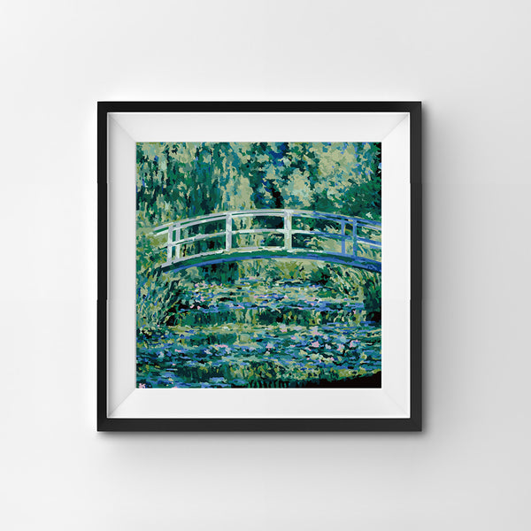 Waterlilies And Japanese Bridge, Claude Monet