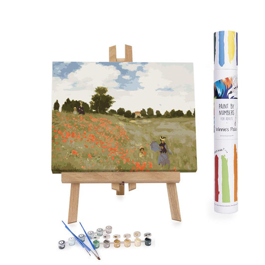 1pc Paint By Numbers Kit For Adults, Forest Landscape Paint On