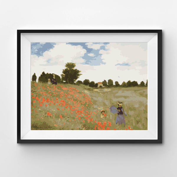 Les coquelicots, Claude Monet