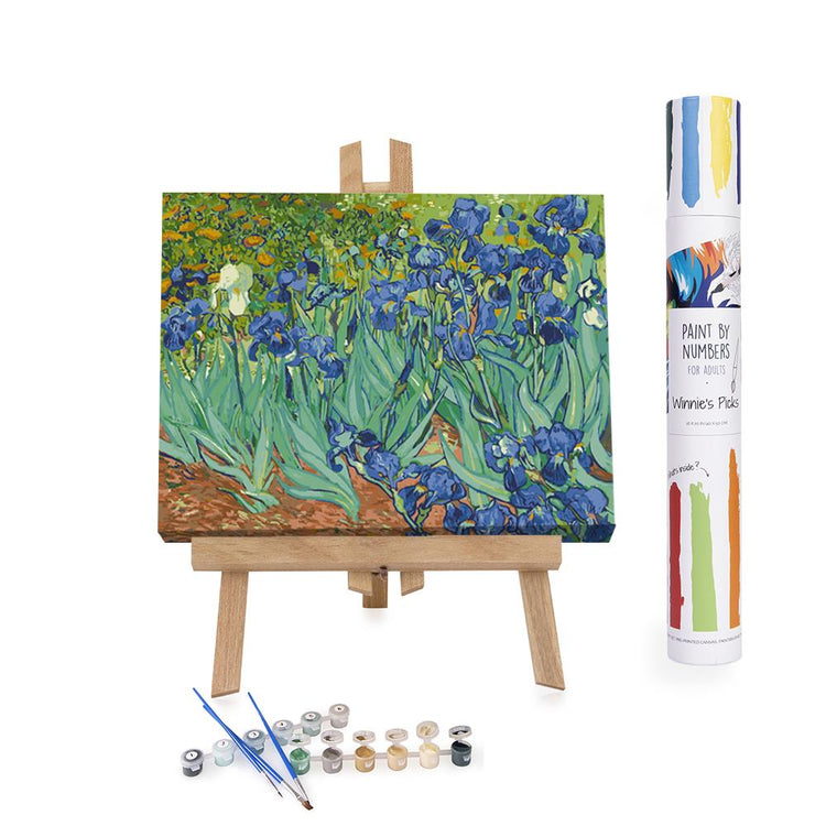 Paint By Numbers Adults Irises Flowers